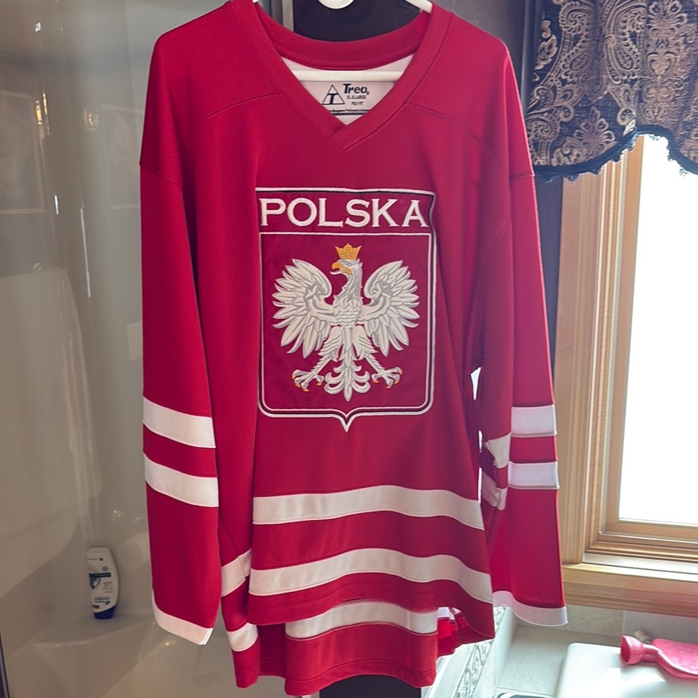 Red Polska Hockey Jersey